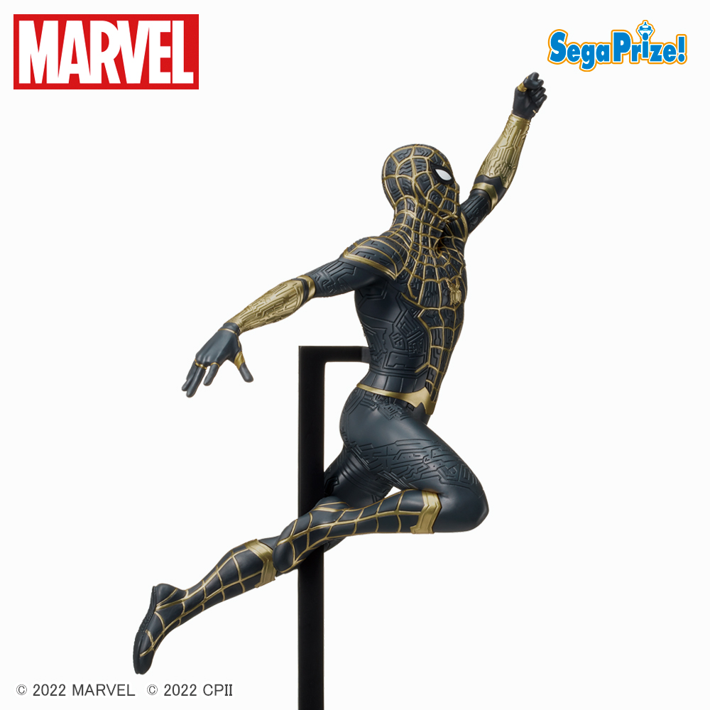 『スパイダーマン:ノー・ウェイ・ホーム』　SPMフィギュア　“スパイダーマン ブラック & ゴールドスーツ”